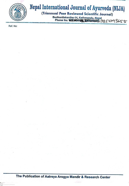 Nepal International Journal of Ayurveda(NIJA)